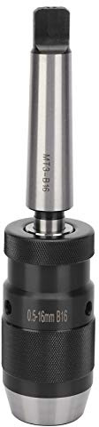 Generic Portabrocas sin Llave, Portabrocas de Liberación Rápida de Alta Calidad, Rango de Sujeción de 0,5-16mm para Perforadora de Columnas