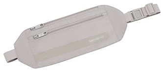 Samsonite TA Revolution – pengabälte med RFID-skydd, 2 fickor med dragkedja för kontanter, bankkort, biljetter, boardingkort och pass, grå (Eclipse Grey)