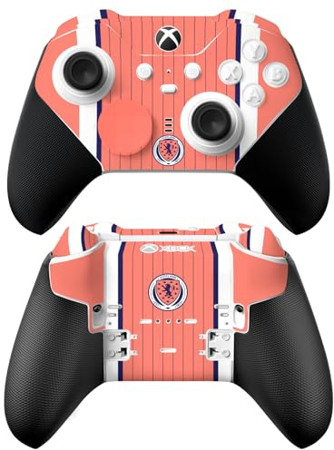 Head Case Designs Officially Licensed Scotland National Football Team Away 2026 Kit Vinyl Sticker Gaming Skin Decal Cover Compatible With Xbox Series X & S Elite Wireless Controller Series 2