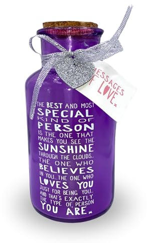 Special Person Light Up Jar Messages Of Love Gift Range Birthday Christmas