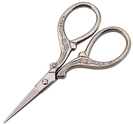 Vintage Nähset Schere Edelstahl Kreuz Stich Antike Nähschere Schere Stickschere Multifunktions DIY Kunsthandwerk Schere Handwerk Zubehör für Nähen Stickerei (Bronze)