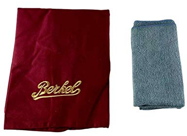 Palatina Werkstatt ® Berkel Capot + chiffon de polissage pour la machine à charcuterie Home Line 200/250 Rouge