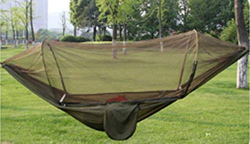 Hängematte mit Moskitonetz für 2 Personen, Camping, Ultraleicht, tragbar, Winddicht, Schaukel-Schlafhängematte im Freien, Wandern, Rucksackreisen, Reisen