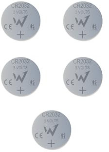 Wonder Full Energy – Lot de 5 Piles Boutons CR2032 3V Lithium – Longue Durée – Sécurité Enfant – Idéal AirTag Apple, Montres, Télécommandes, Jouets, Appareils Électroniques