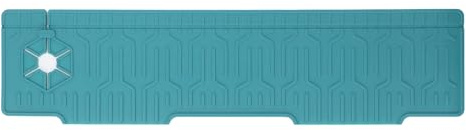 Faucet Mat for Kitchen Sink, Kitchen Sink Faucet Mat Splash Guard, Silicone Draining Pad Silicone Faucet Mat Dish Soap Sponge Holder Faucet Mat for Bathroom Sink Accessories Gadgets