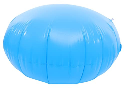 Sosoport Aufblasbares PVC Schwimmkissen für Schwimmbecken mit Verstärkten Ösen und 4 Seilösen Dickes Poolkissen für Sommeratmosphäre und Effektiven Schutz der Poolabdeckung