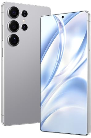 Fine Life Pro Téléphone Android déverrouillé avec Support 4G LTE - FDD TDD, écran de 6,75 Pouces, 4GB RAM + 64GB ROM/TF 256GB, Double Photo 5MP + 16MP, Double Carte SIM, Lunette métallique (5beige)