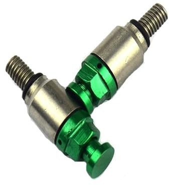Motorrad Gabelentlüfter Für CR85 2003-2007 CR85 Für Big Für Wheel 2003-2007 Motorrad M5x0.8 Gabel-Entlüftungsventil(Grün)
