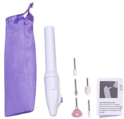 Ipetboom 1set Elettrica Per Manicure e Pedicure Lucidatore e Smerigliatrice Per Unghie Portatile Strumento Per Unghie Per Nail Rimozione Cuticole Batteria