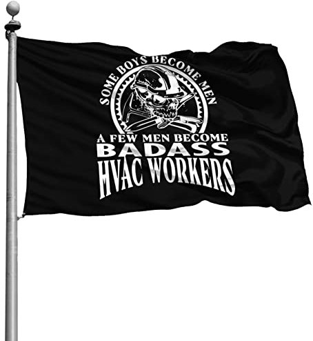 Rinforzo Flags Con Occhielli Bandiera A Few Men Become Hvac Workers 90X150Cm Bandiera Pirata Per Esterno Bar Conferenza
