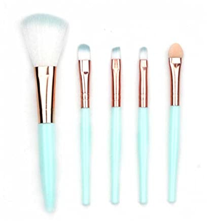 5pcs Make -up Pinsel Set Lidschatten Augenbrauen Eyeliner Erröten loser Foundation Professionelle Lippen Frauen Kosmetische Werkzeuge (E)