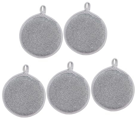 HIAKDOFT 5piezas Esponjas De Cocina No Rayadas De Limpieza Efectiva para Utensilios y Alta Absorbencia y Elasticidad Material y Reutilizable