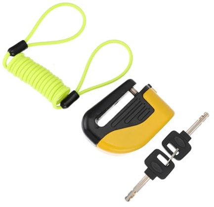 ibasenice Candado Alarma Para Bicicletas De Bloqueo De Seguridad Para Bicicletas De Montaña y Motocicletas Candado Alarma De Seguridad