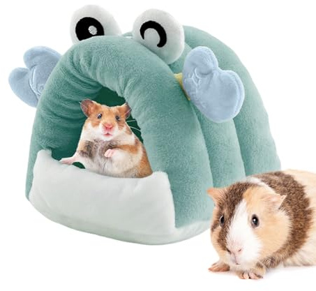 Generisch Hamsterhaus - Unterschlupf Nagerhaus Kleintierheim - Krebsförmiges Häuschen Für Hamster, Mäuse, Kaninchen & Chinchillas In Tierzimmer & Spielbereichen