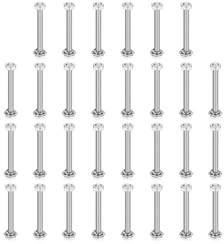 QUARKZMAN 30 Juegos Kit Tornillos Hexagonales M3 X 30mm Para Hogar