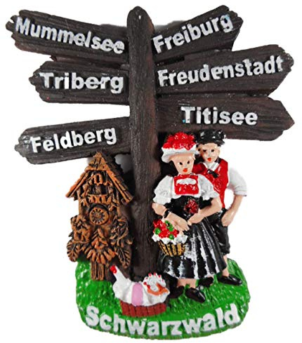 Magnet Schwarzwald 8 x 6,5 cm Wegweiser Titisee Feldberg Freiburg Deko GCG 160