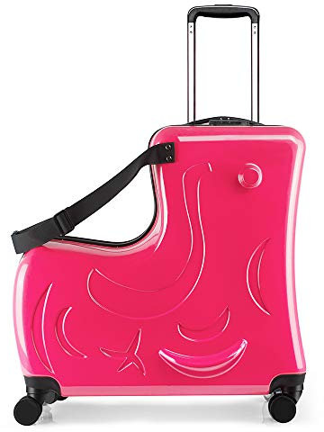 20 Ride-on Suitcase for Kids & Toddlers with Double Spinner