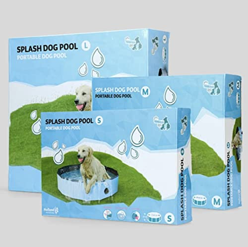 CoolPets Splash Dog Pool - Kühlungspool für Hunde - Hundepool - Hundebad - Spielerische Abkühlung - ø 120 x 30 cm - L