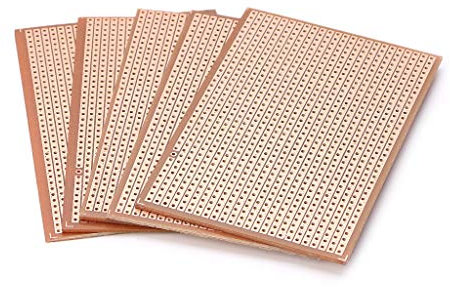 BYUTFA 5 pièces Carte de Circuit imprimé en bakélite Universelle Bricolage Prototype PCB Plaque de Piste de prototypage