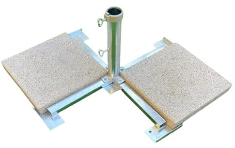 STABIELO SICHERHEITS PLATTENSTÄNDER - für Platten 40 x 40 cm und Schirmstöcke bis 55 mm ø MADE BADEN WÜRTTEM;BERG