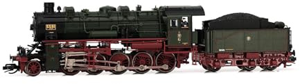 Arnold TT HN9066 KPEV, Dampflokomtive Klasse 58.10-40, 3-Kuppelkessel, grün/braune Lackierung, ep.I Loco - Steam