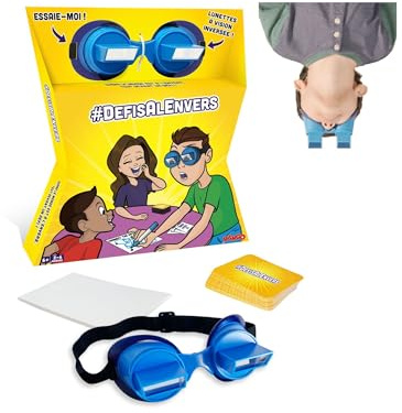 El Reto al revés - Upside Down Challenge - Juego de Ambiente Familiar - Juego de acción y Habilidad para 2 a 6 Jugadores a Partir de 7 años