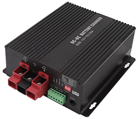 Contrôleur de Solaire, Chargeur de Batterie 12 V 30 A DC à DC, Contrôleur Solaire, Chargeur de Voiture Automatique, Chargeur de Panneau Solaire pour Maison, Camping-Car,