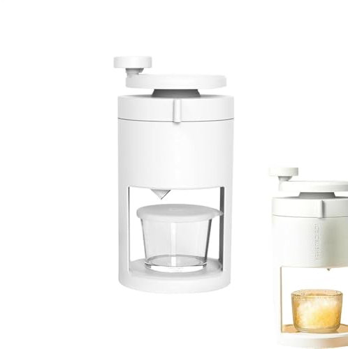 Generisch Ice Shaver Handheld, Manual Shaved Ice Crusher, Rustproof Portable Appliance, and Maker, Ideal for Residential or Commercial Use, 10.63x5.91x5.35 inches