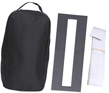 Gitarren Effektpedalboard 1 Satz Schwarz aus Aluminiumlegierung | Oxford Tasche im Lieferumfang, Ergonomische Form, Geruchsneutral, Feste Arbeitsleistung