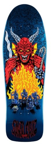 Santa Cruz Stranger Things Knox Hellfire Pit Skateboard-Decks, 25,6 x 79,4 cm