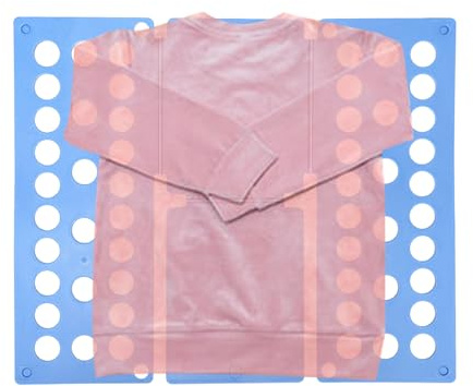 T Shirt Faltbrett Wäsche Falthelfer Haushaltsorganizer ABS Schnell Faltbarer Wäscheorganizer Mit Falthilfe Für Erwachsene Kinder Reise Haushalt Studentenwohnheim