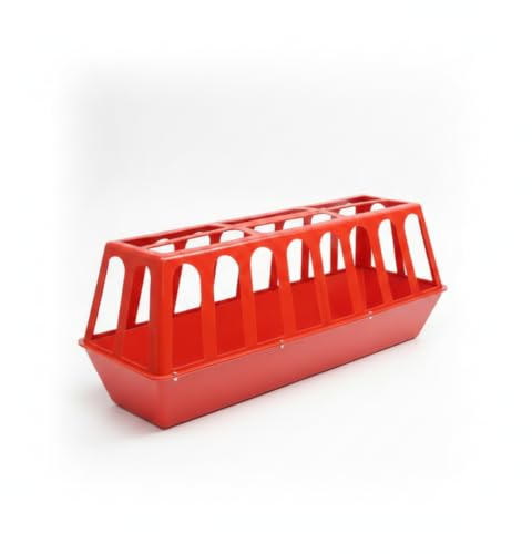 JISADER Automatic Chicken Feeder, Anti-Scatter Feeder Design, 80cm Feed Trough