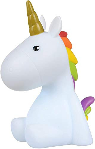 La Chaise Longue LED Nachtlicht Dekofigur Einhorn Weiss farbwechselnd