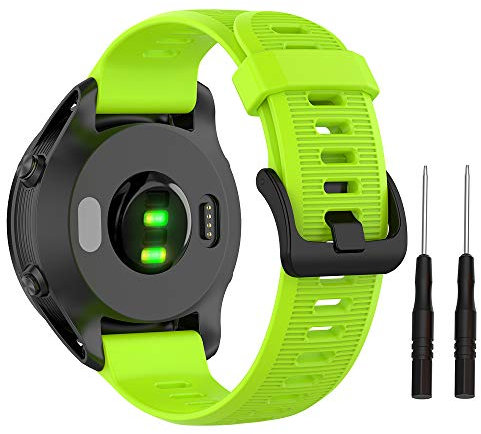 ISABAKE Cinturino per Orologio Gramin 945/935, 22 mm in Morbido Cinturino in Silicone Impermeabile per Garmin Fenix 5/5 Plus, Instinct, Forerunner 935/945, Quatix 5, Fenix 6/6 Plus