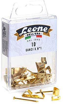 10 Ganci X N°1 Leone Dell'Era - Scatola appendibile - Made in Italy