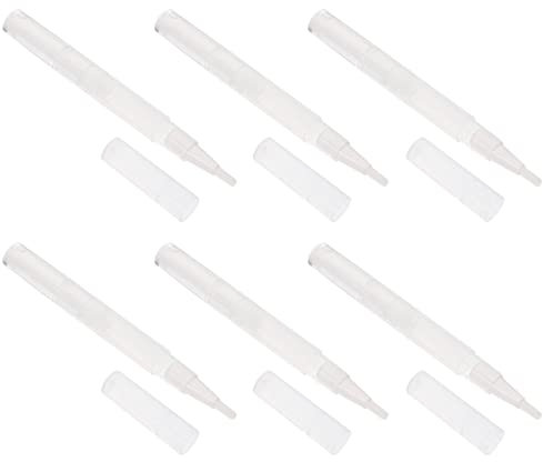 Beaupretty 6pezzi Penne Per Per Cuticole Trasparenti Applicatore Portatile Per Gloss Labbra Contenitori Vuoti Design Compatto e Leggero Per Trucco Quotidiano e Viaggi