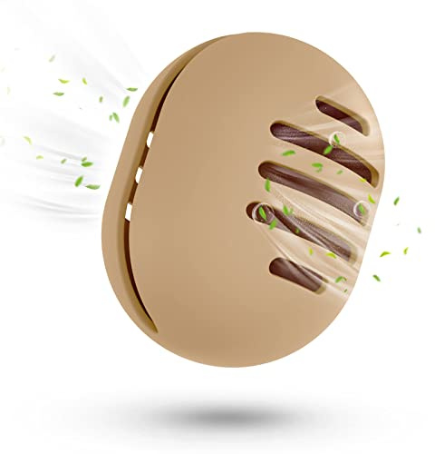 Fauxomor Respirant Porte-éponge de Maquillage pour Les Voyages,Support Eponge Maquillage en Silicone Incassable Amical pour la Peau,étui Portable pour Tous Les Types Makeup Sponge,Kaki
