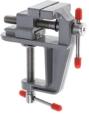 JMorCO Winkelschweißrahmen, Mini-Aluminiumlegierung, DIY-Backen-Bankklemme, Bohrmaschine, Schraubstock, Mikro-Clip, Elektrowerkzeug-Zubehör für Spanntisch, Wasserpumpe
