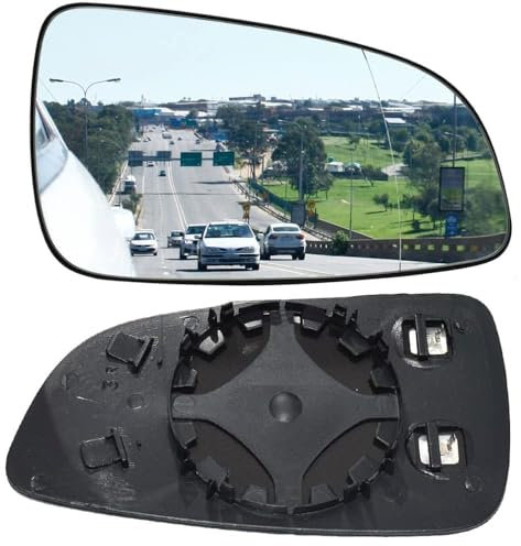 MengZJ Spiegelglas für Opel Astra H GTC/TwinTop SeitentüR AußEnspiegel Links Rechts Beheizt mit TräGerplatte 2004-2013,left