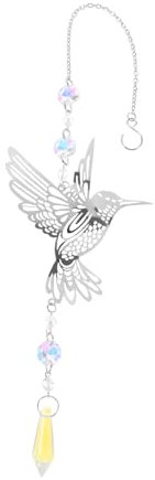 TINEASUR Kristall Sonnenfänger Für Innenfenster Kristall Vogel-dekor Hängende Vogel-Dekoration Für Fenster