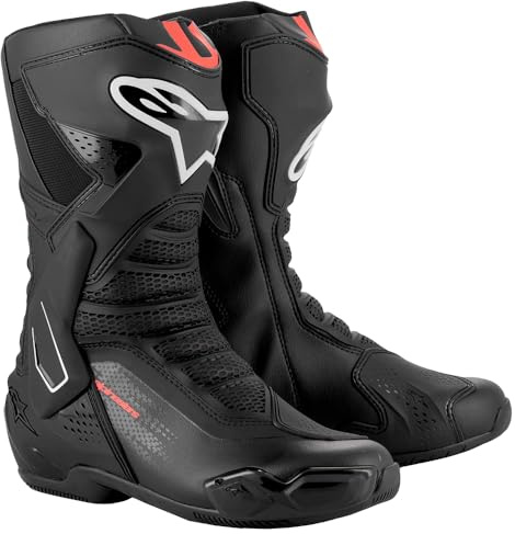 Alpinestars Motorradstiefel SMX 6 V3, BLACK | Wetterfester Fahrkomfort