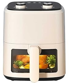 Household Air Fry Oven, Compact Air Fryer with Removable Non-Stick Cooking Rack, Adjustable Temperature Up To 200°C - Convenient Kitchen Appliance for Healthy Cooking