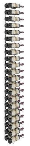 Premium Wine Cooler with Capacity for 42 Bottles Brushed Nickel Finish Ideal for Wine Enthusiasts and Collectors.