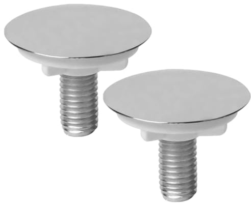 DIYEAH Cubierta De Orificio del Fregadero De Cocina 2 Piezas Tapa De Orificio De Grifo De Plástico para Encimera Fácil Instalación Cubre Orificios Antiestéticos para La Mayoría De Fregaderos