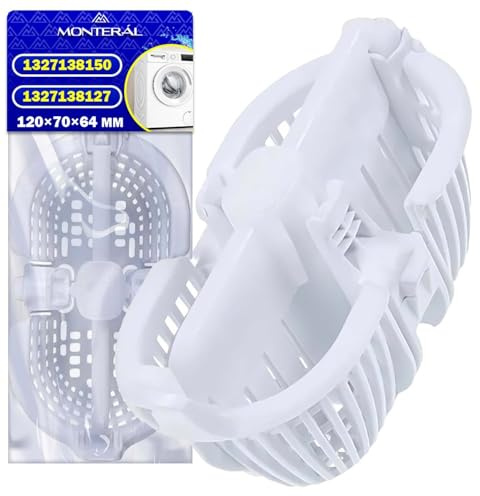 Tvättmaskin luddfilter 120x70x64 mm med originalkod 1327138150 132713815/0 1327138127 132713812/7 för Electrolux för AEG för Zanussi - MONTERAL