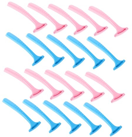 Healeved 20 piezas Herramienta de Pedicura Portátil para Remoción de Muerta y Callos Diseño Ergonómico para Restaurar la Suavidad Pies Incluye Azul y Rosa