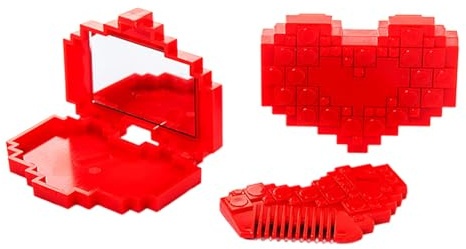 Tagliapunte per Doppie Punte,Pettine Tagliafrange Con Specchio | Tagliadori a Forma di Cuore per Punte Secche,per Uso Esterno, Manutenzione Rapida, Cura Personale, Viaggio e Casa