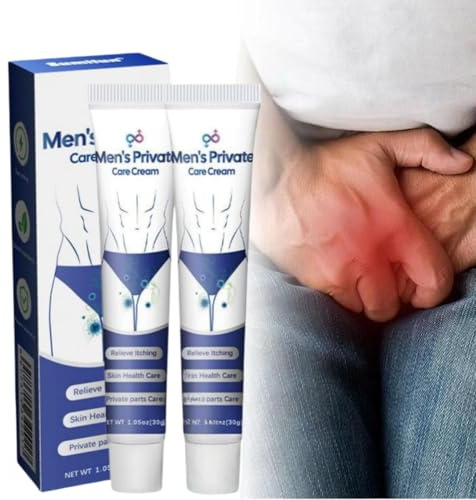 Intimpflege Männer,Herren Intimbereich Creme,Intimcreme Gegen Juckreiz,Herren Balanitis Juckreiz Cremes,Herrencreme Intim Pflegecreme (OD 2pcs)