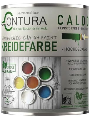 Contura BeGreen 100ml. Kreidefarbe Shabby Chic Möbellack Lack Möbel Farbe Holzlack Natur (35 Wonder)