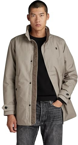 G-STAR RAW Herren Padded trench, Grau (elephant skin D23627-D342-G106), M